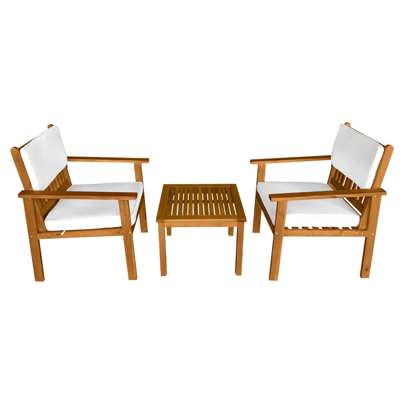 Zipcode Design™ Elkins Park 2 Person Outdoor Seating Group with Cushions & Reviews Wayfair